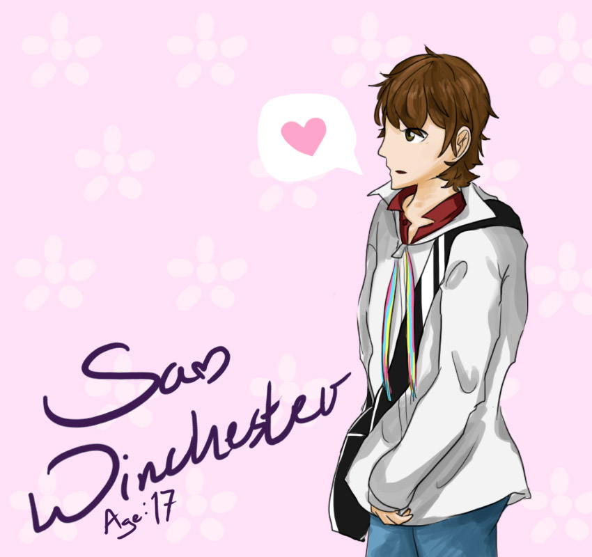 Highschool Sam Winchester