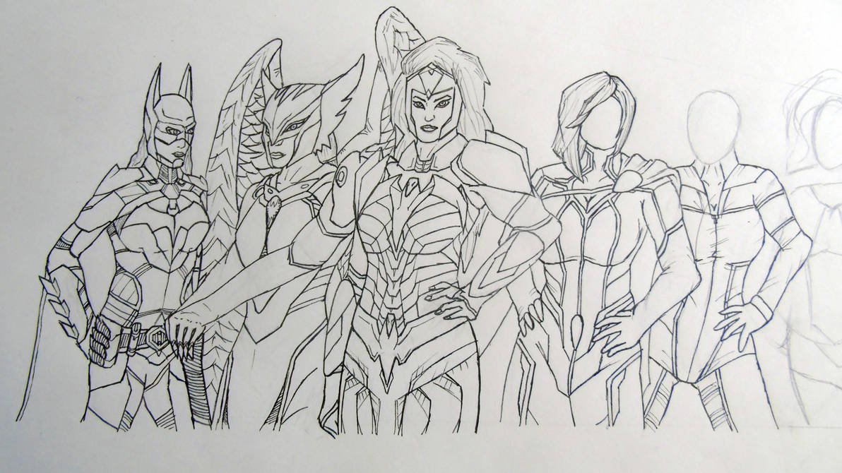 DC heroines WIP 3 by Dan21Almeida95 on DeviantArt