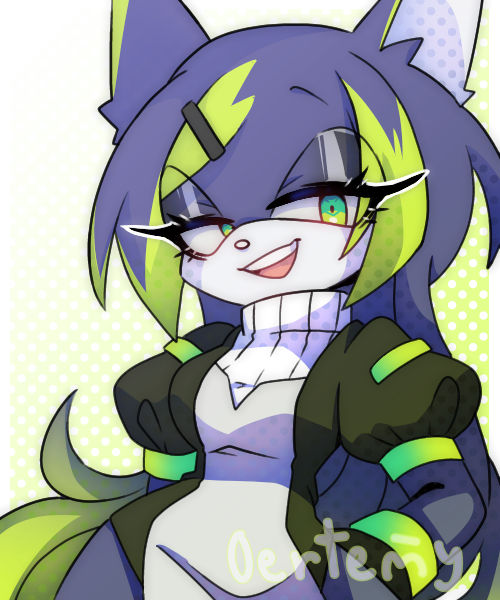 Blue Lynx|Sonic oc art by Oertemy on DeviantArt