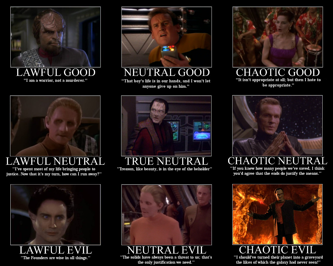 Alignment Chart Star Trek