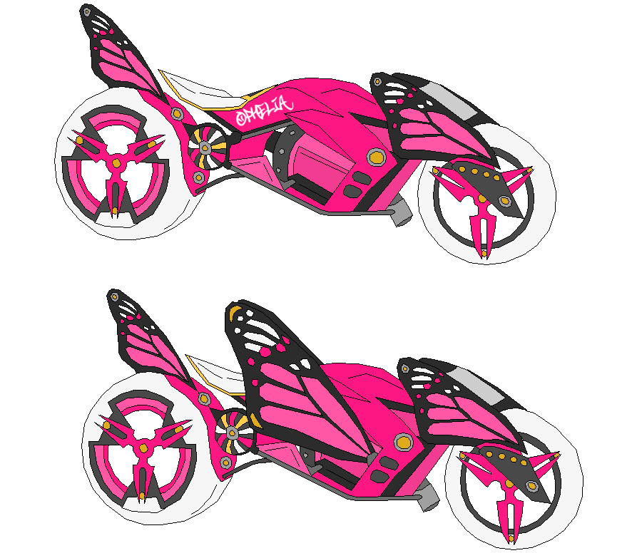 YuGiOh 5Ds: Meropis V2 - Ophelia's Duel Runner by Hughesation on DeviantArt