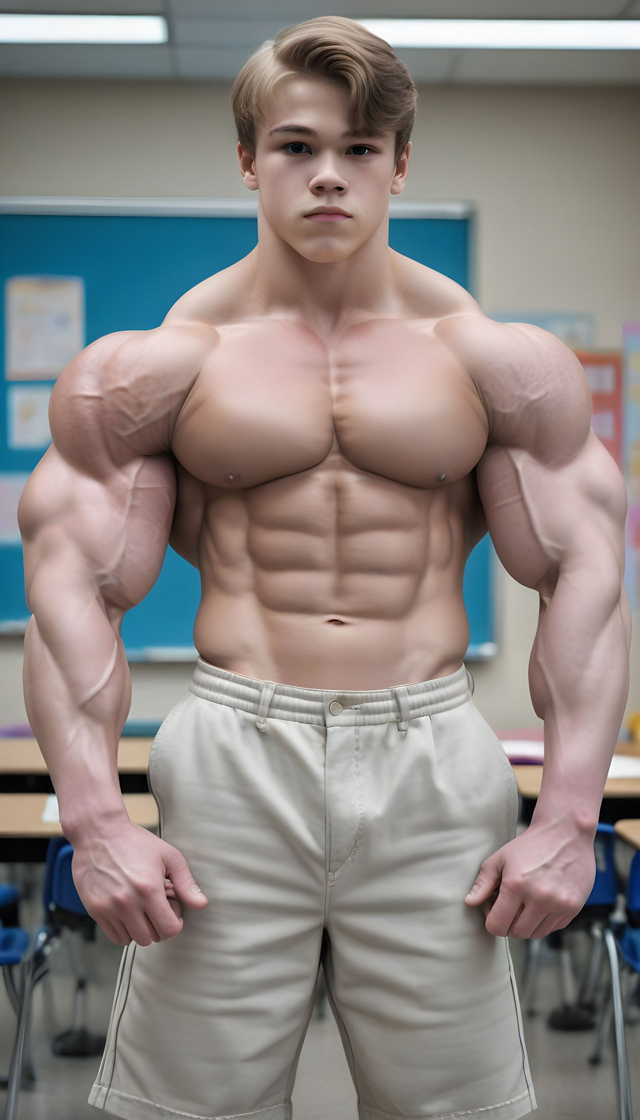 Muscle Teen 62 by C4tN01r on DeviantArt