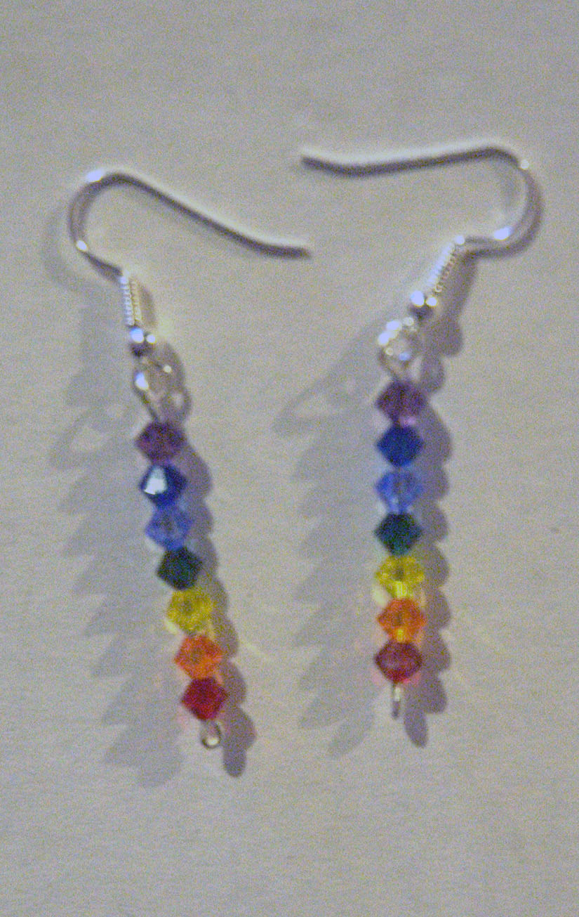 Swarovski Chakra Earrings