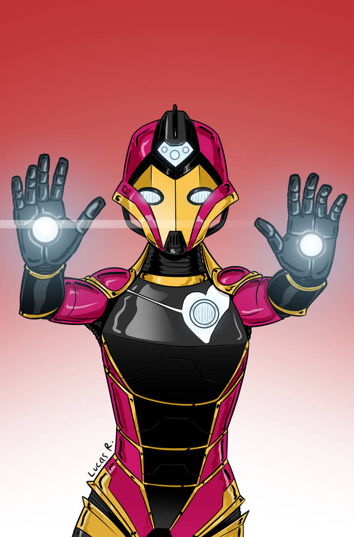 retro Au Riri Williams Ironheart by imaxwebber on DeviantArt