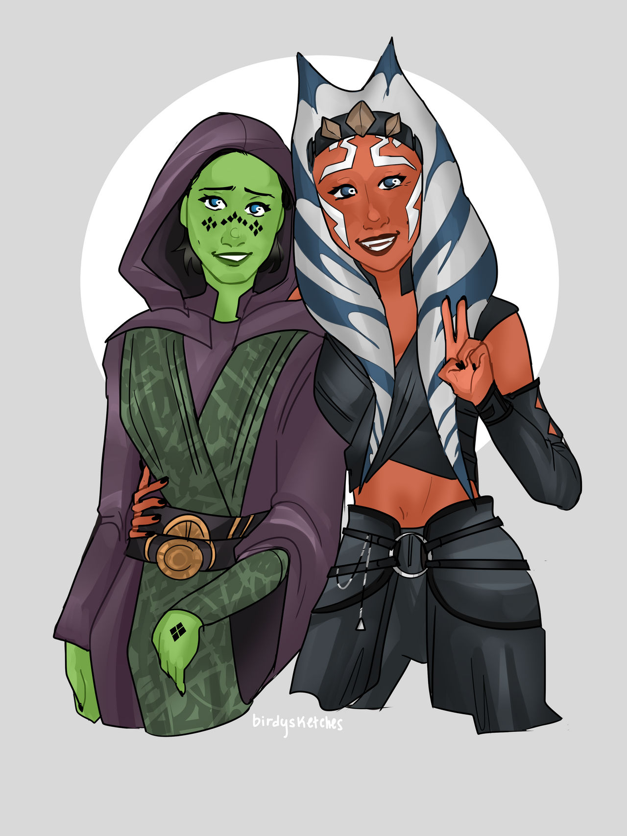 Barriss Offee And Ahsoka Tano As Jedi Knights By Imaxwebber On Deviantart