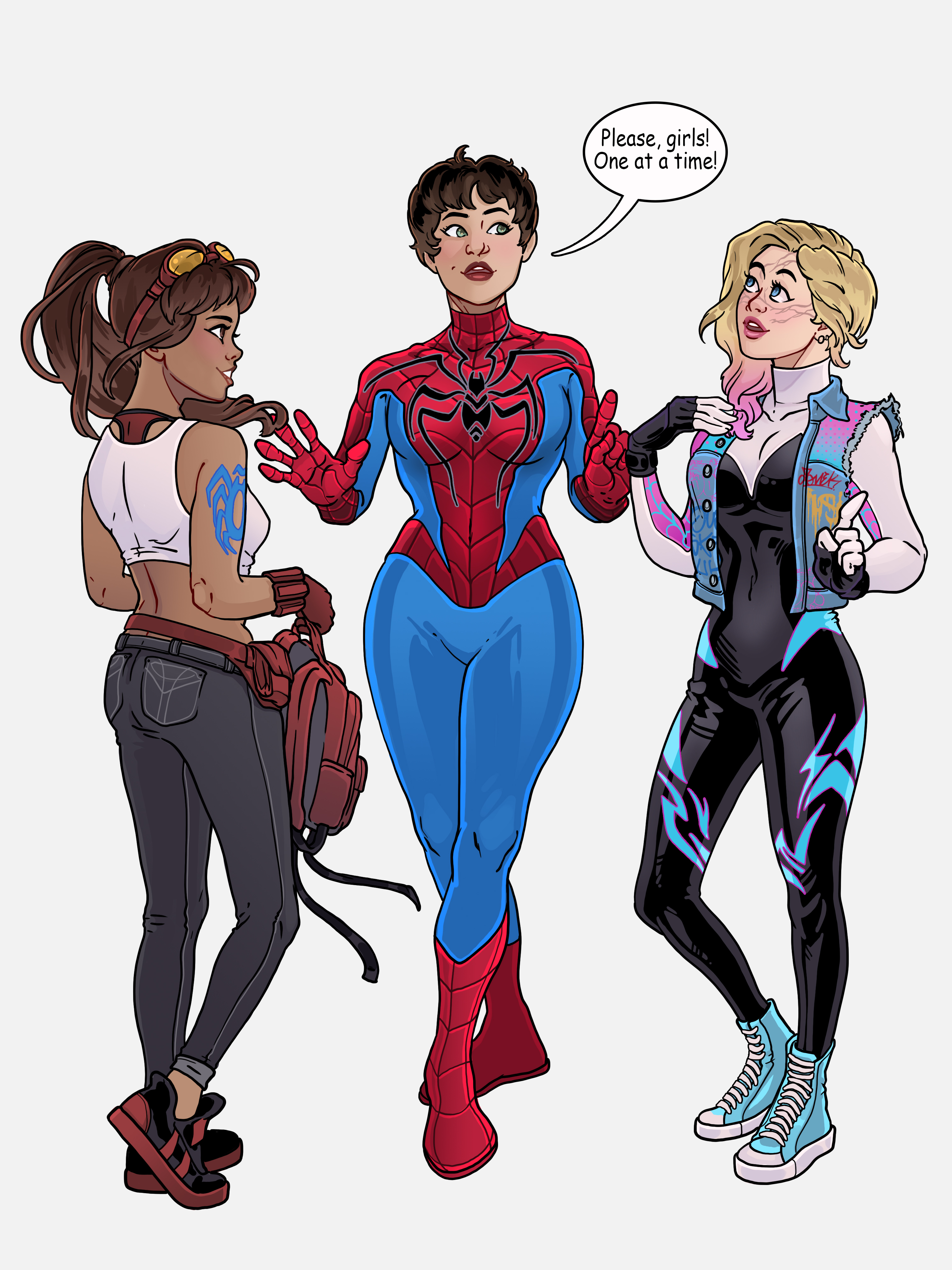 The Spider Sisters by ghostpainters by imaxwebber on DeviantArt