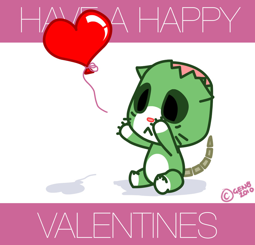 Zombie Cat : Valentines