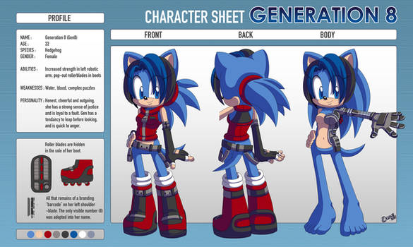 Character Sheet : Gen8