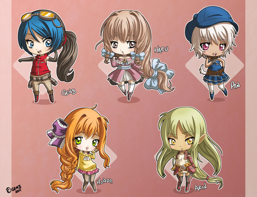 Chibi Random Character Chibi Randoms by gen8 on DeviantArt