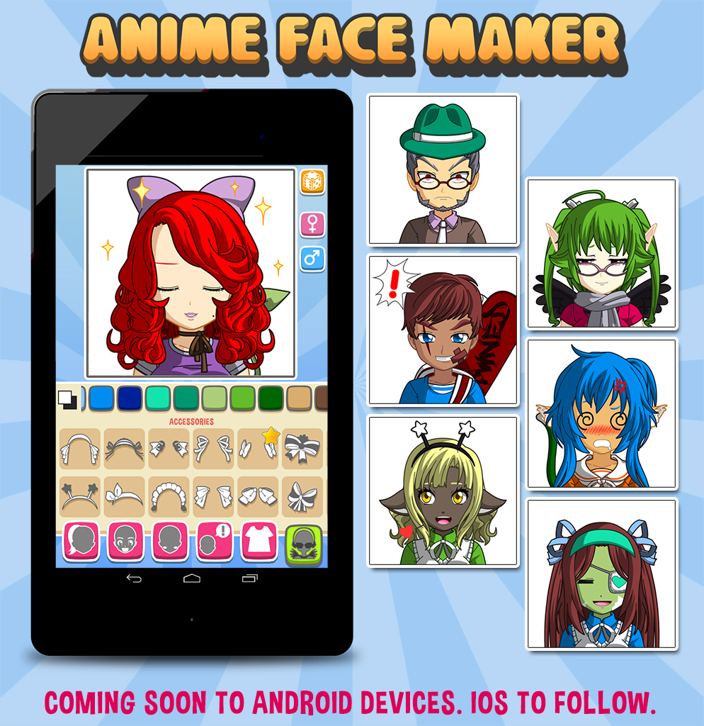 Anime Face Maker Mobile : Preview