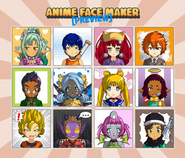 Anime Face Maker Mobile : Preview 2