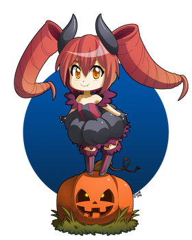 Chibi Punkin Happy Halloween!