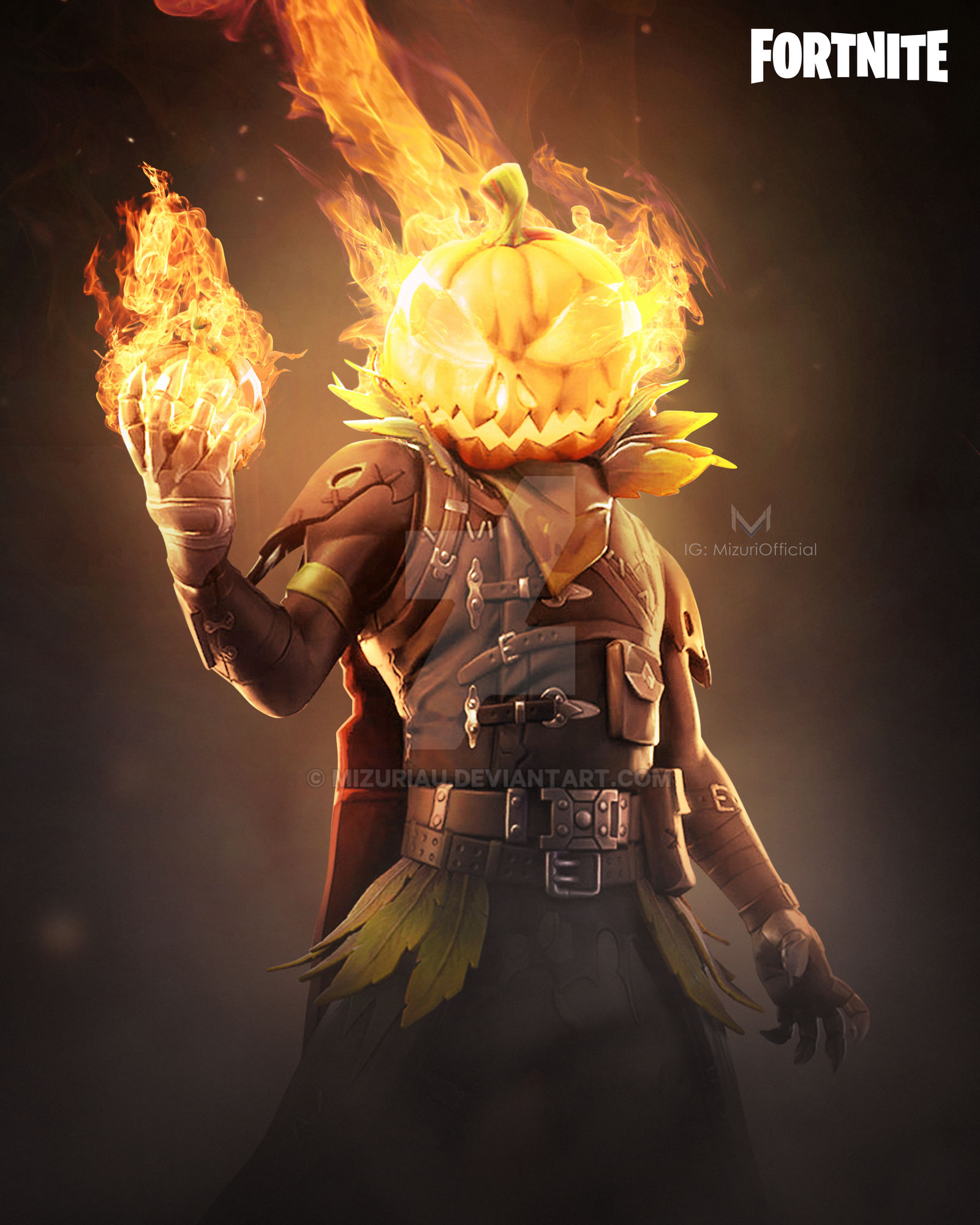 FORTNITE - JACK O' LANTERN by MizuriAU on DeviantArt