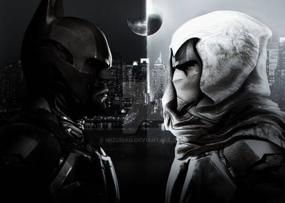 BATMAN VS MOON KNIGHT