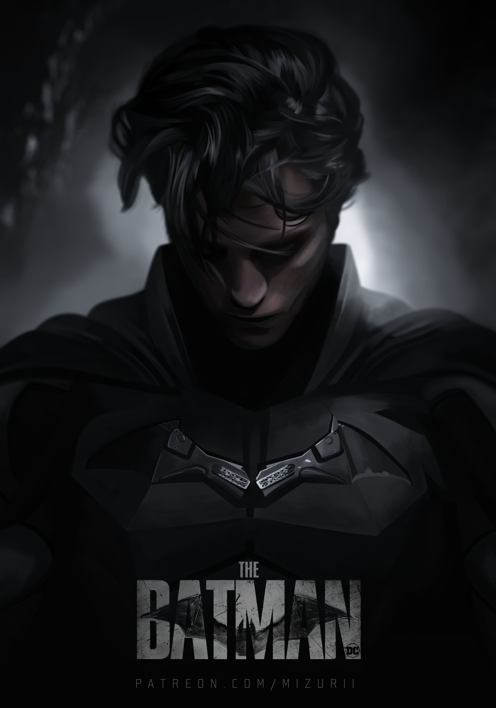 The Batman - Portrait by MizuriAU on DeviantArt