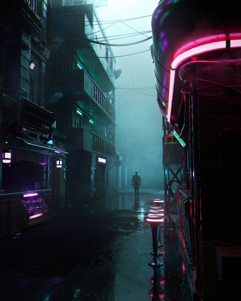 Night Street by MizuriAU on DeviantArt