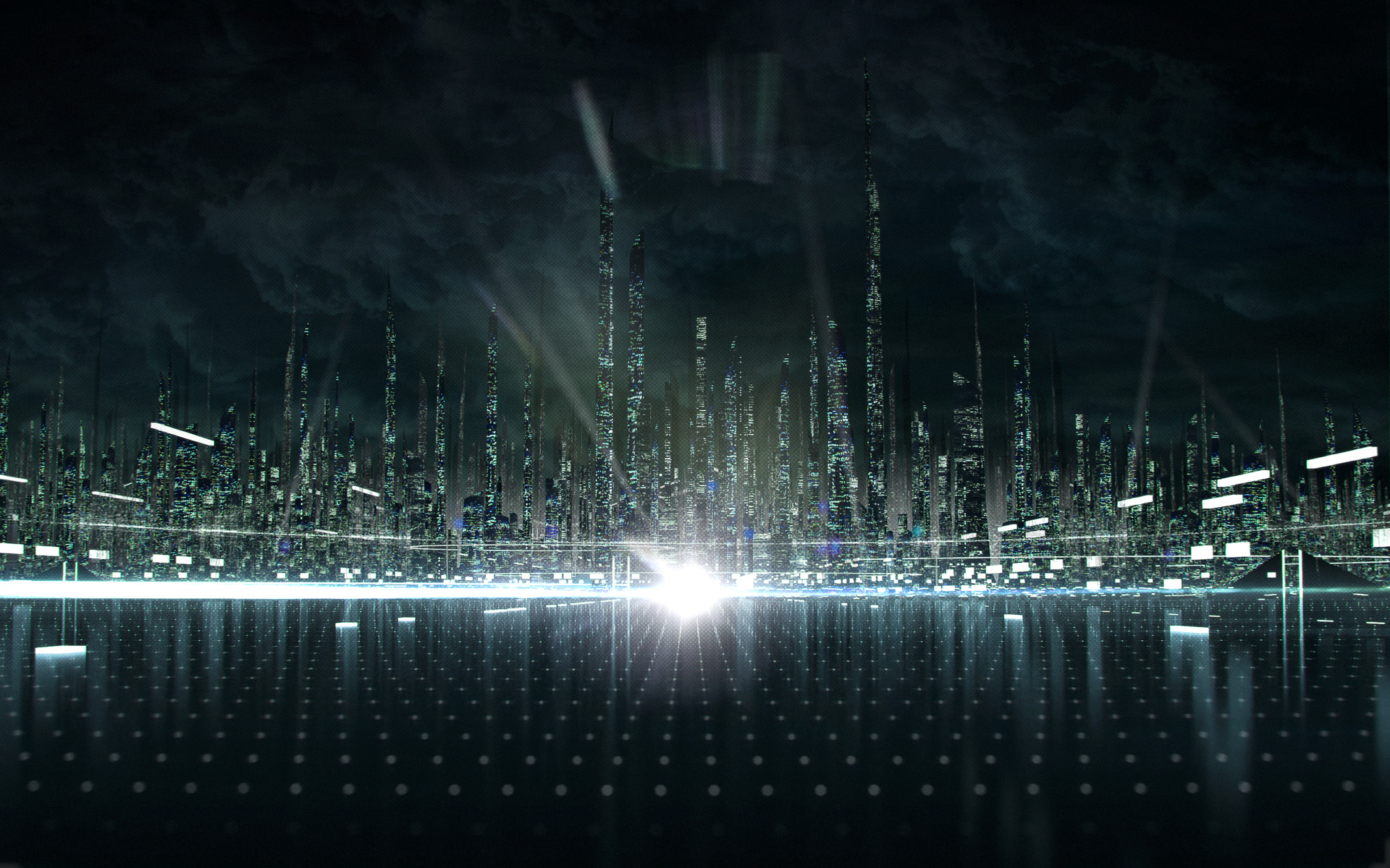 Tron Legacy. City concept.