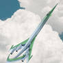 Supersonic Green Plane 02