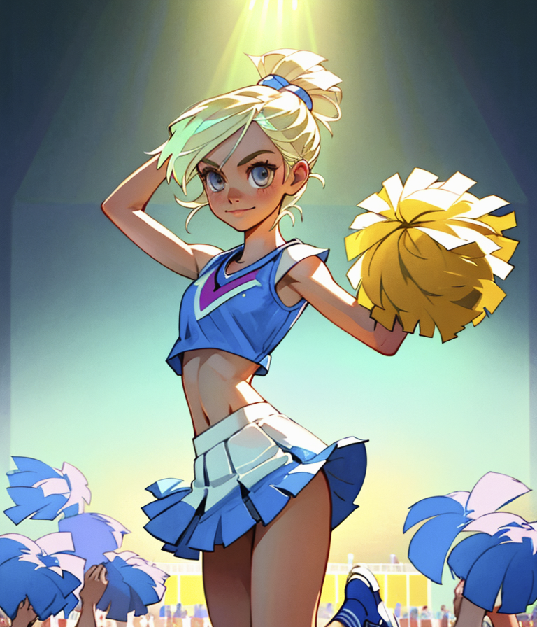 Cheer fan 63 by DingaSaburova on DeviantArt