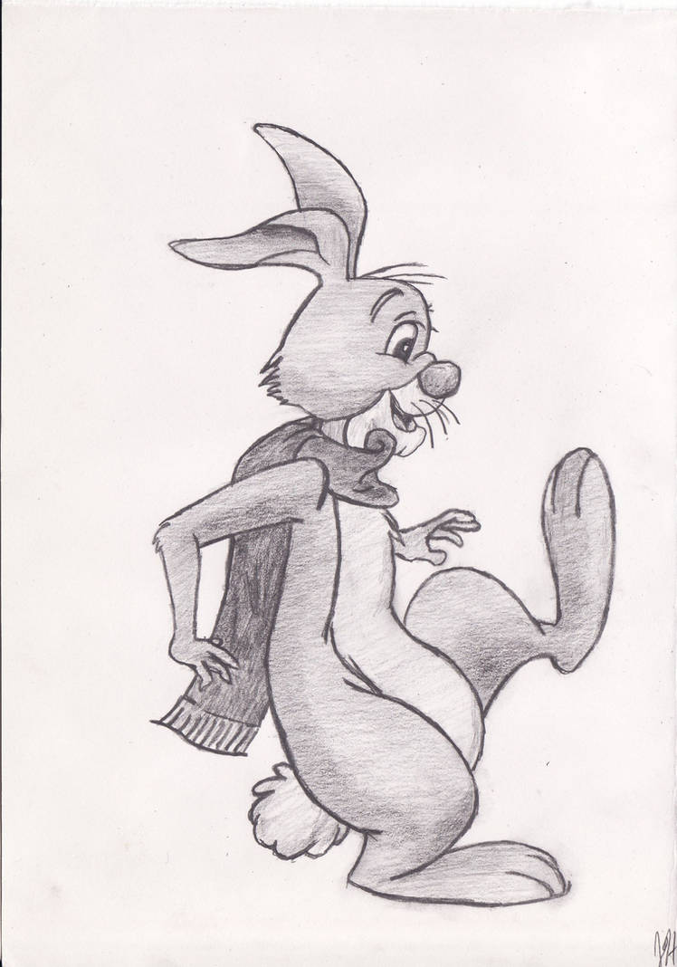 Uncanny Rabbit Drawing Rabbit by jeffharris13 on DeviantArt