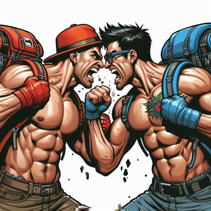 Fight Caton Cartoon Fight 5 by adriaz1989 on DeviantArt