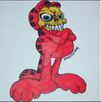 Garfeild by DrawnExistance2 on DeviantArt