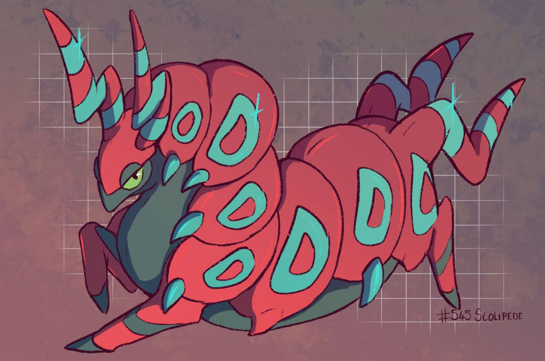Shiny Scolipede by TheOrthrus on DeviantArt
