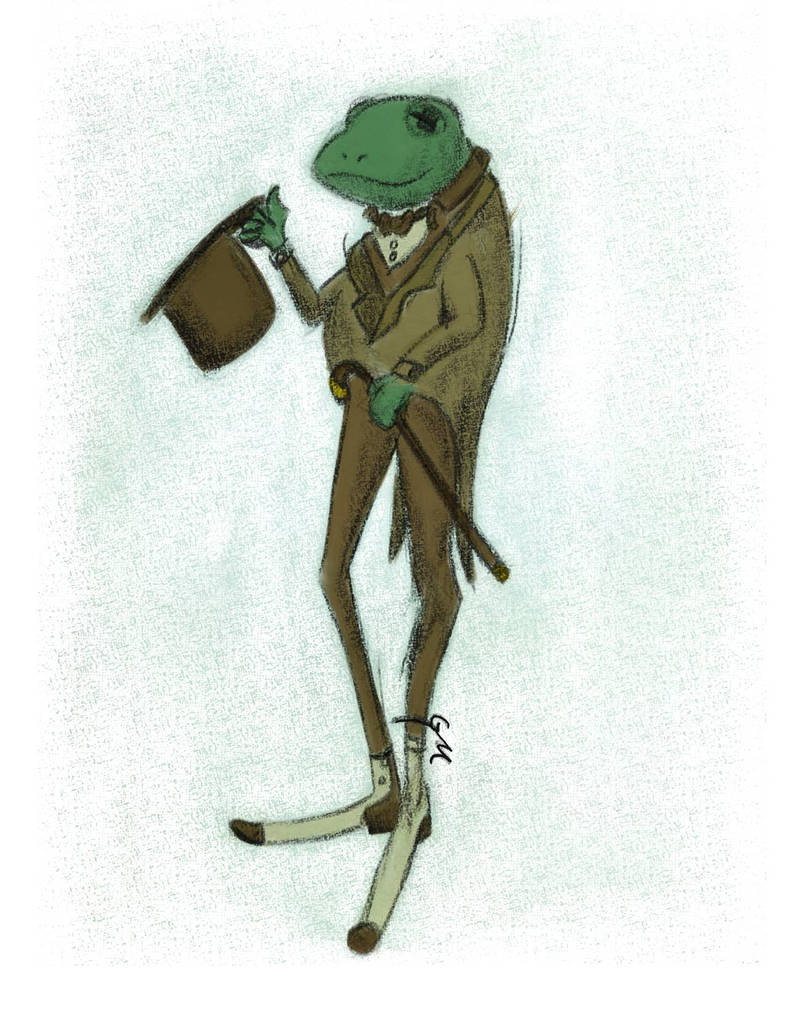 Dapper Gentleman Frog by GlacierMelloch on DeviantArt