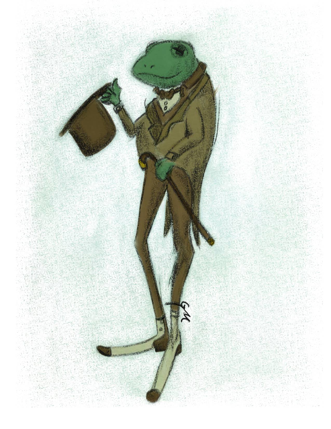 Dapper Gentleman Frog by GlacierMelloch on DeviantArt