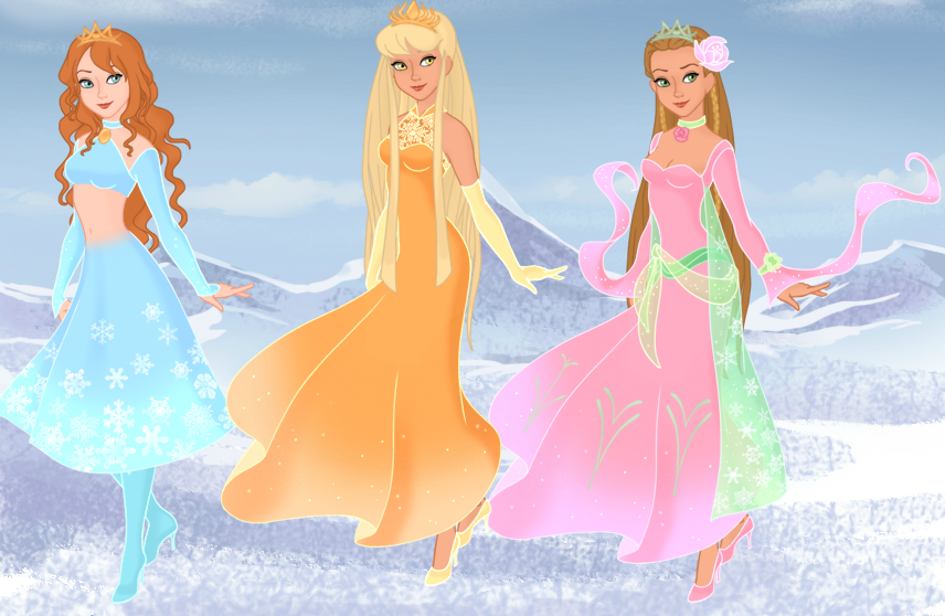 Flora as Snow White (Azalea's Dress up Dolls) by WinxGirl34 on DeviantArt