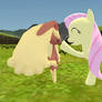Fluttershy and Lopunny