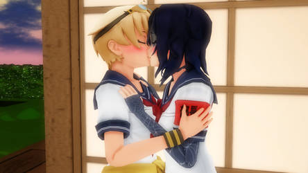 Asuka kiss by Fco513