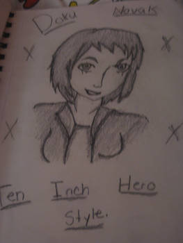 Pencil Sketch: DokuKaminari : Ten Inch Hero Style