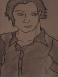 Pencil Sketch: Jared Padalecki: Present for Doku