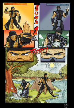 Mortal Kombat funny comic