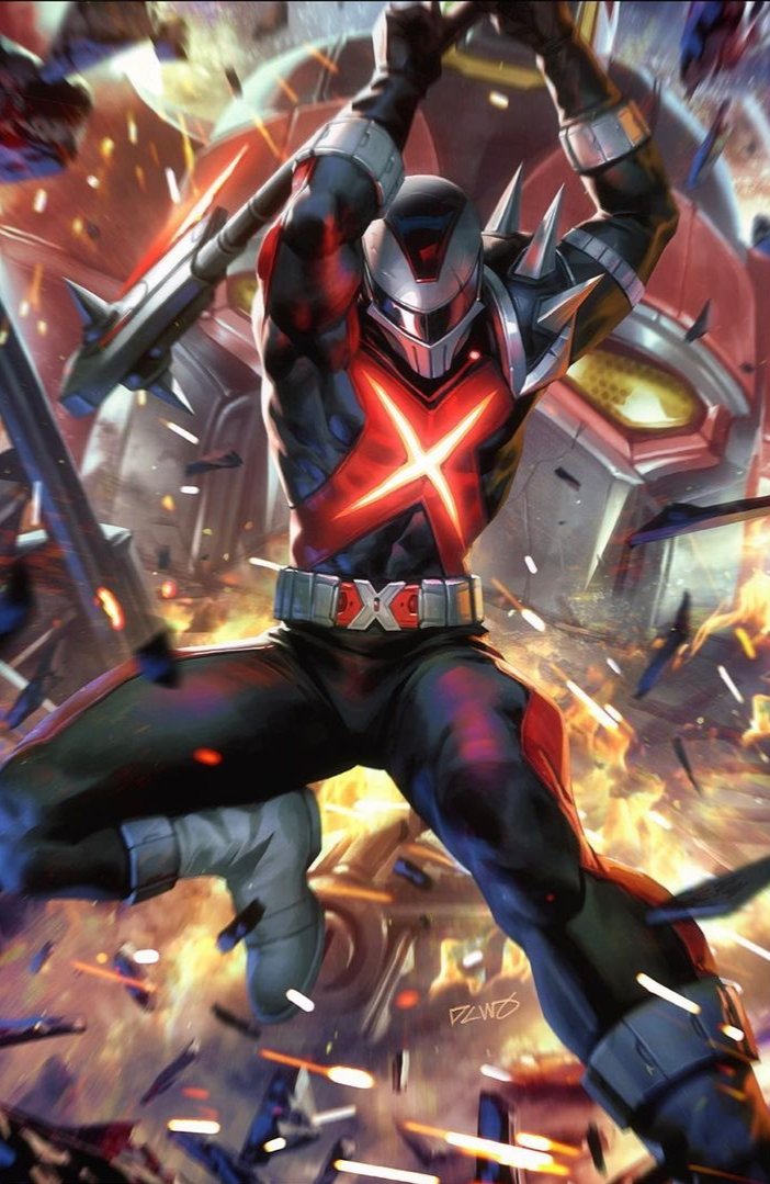 ranger x from mmpr/tmnt ii comic by godgundam67 on DeviantArt