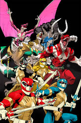 mmpr x tmnt ii 4 cover