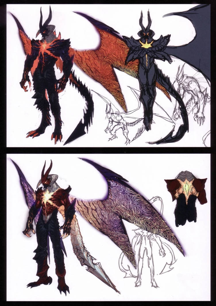 Ultimate devil trigger unused Concept art dmc4 by godgundam67 on DeviantArt