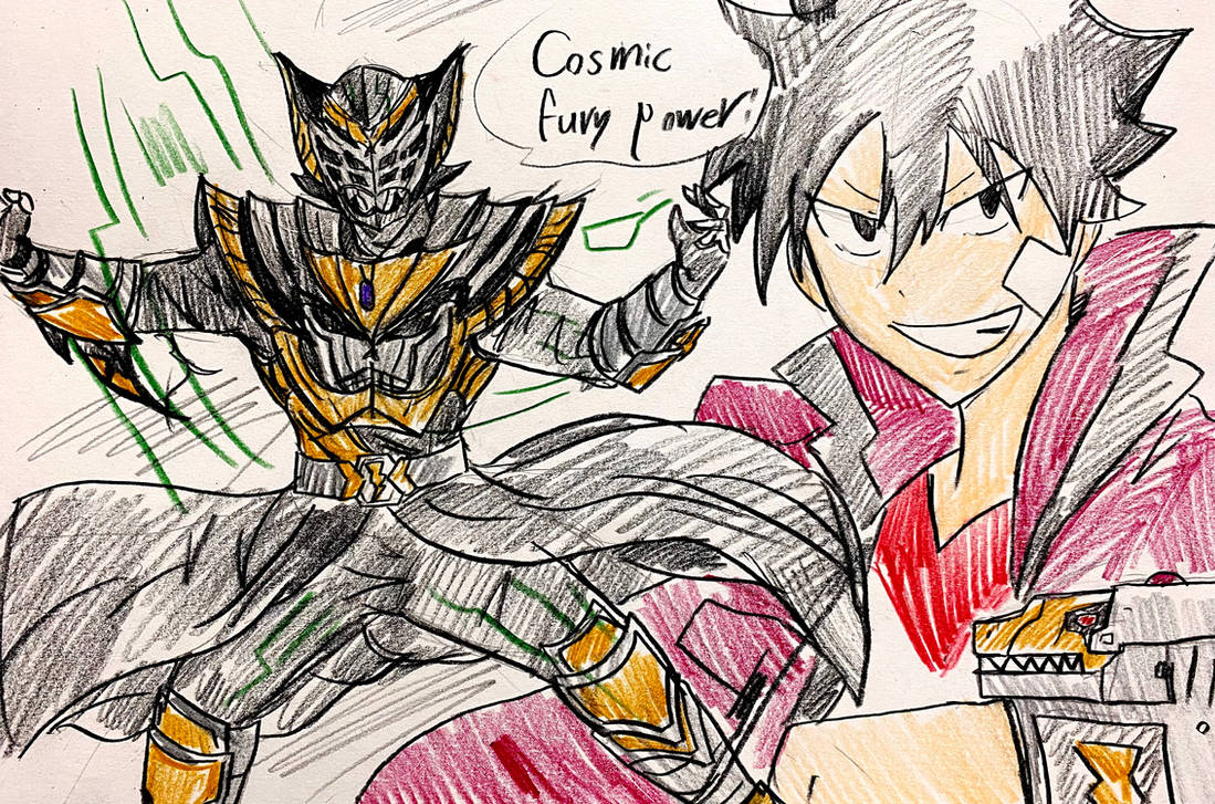 cosmic fury eden ranger (art made by igomaro) by godgundam67 on DeviantArt