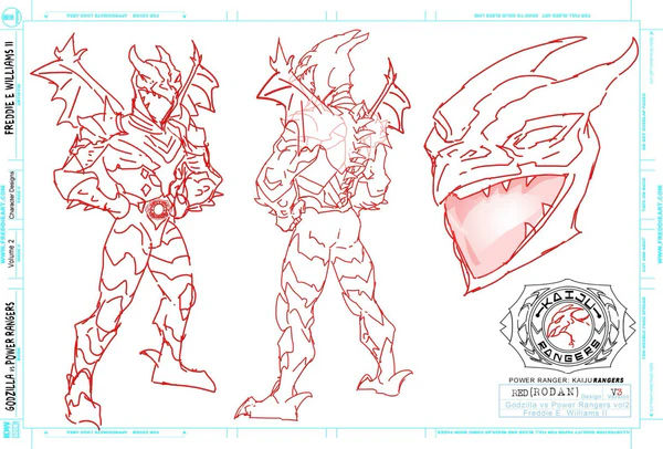 Rodan Ranger Red Rodan Kaiju Ranger by godgundam67 on DeviantArt