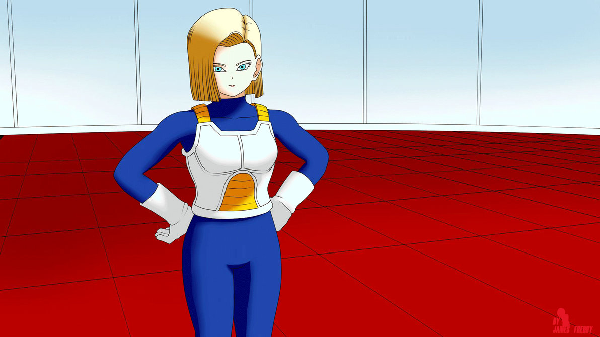 Heart Android 18 ANDROID 18 KISSES YOU! (GIF) by JAMES-FREDDY on DeviantArt