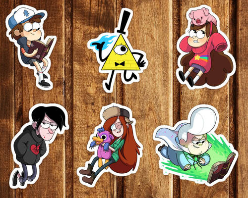 Stickers Gravity Falls