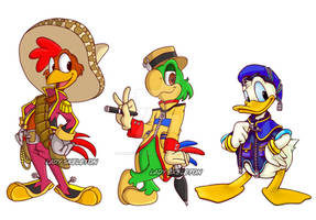 The Three Caballeros - My Kingdom Hearts Version