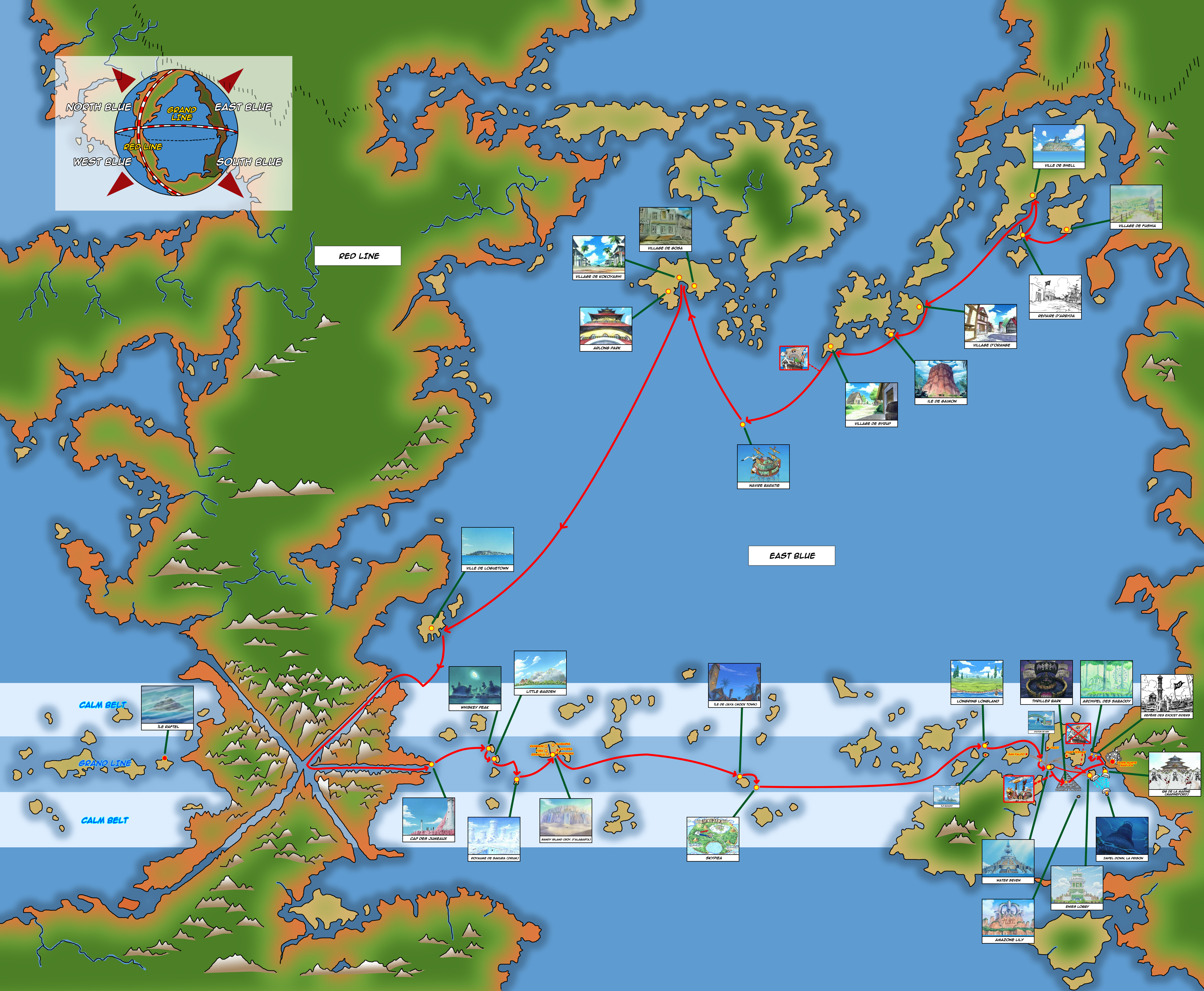 One Piece World Map *Slick Version* by Sharpsider on DeviantArt