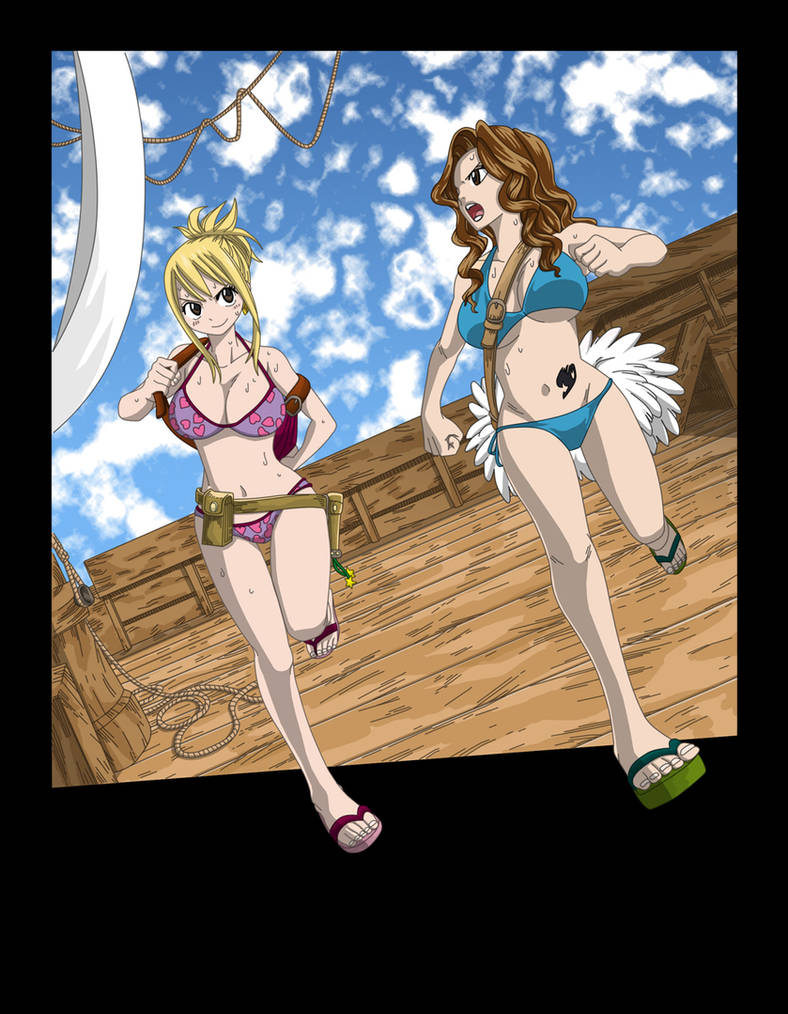 Lucy et Cana Fairy Tail by Giamini on DeviantArt.
