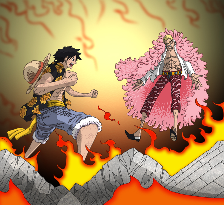 Luffy vs Doflamingo
