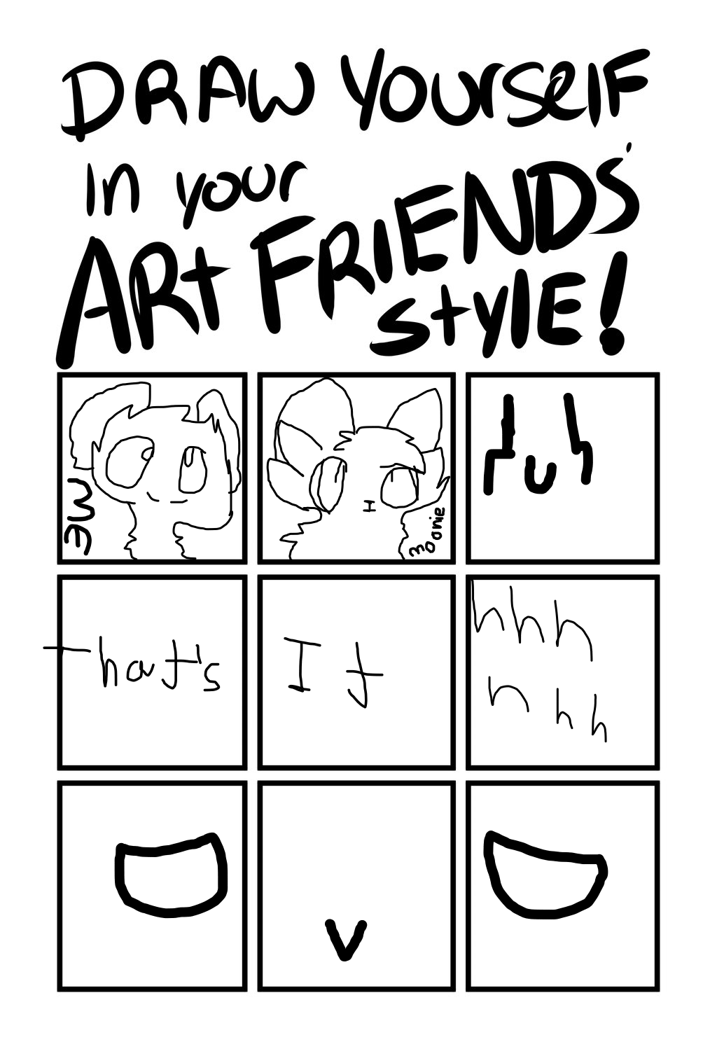 Draw W Your Friends Style Meme By Vodk4s On Deviantart