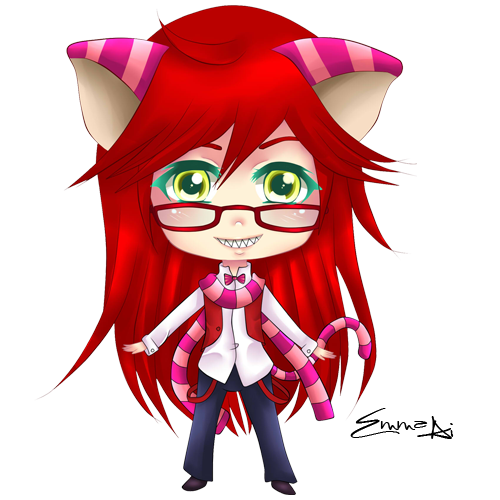 Grell Cat Chibi