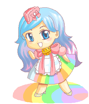 my rainbow pastel avatar chibi