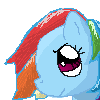 FREE ICON: Rainbow Dash (just credit moi)